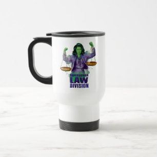She-Hulk Scales of Justice Superhuman Law Division Travel Mug