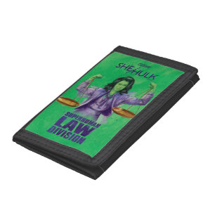 She-Hulk Scales of Justice Superhuman Law Division Trifold Wallet