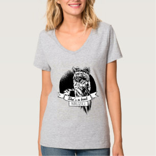 She is a bad mama alpaca T-Shirt