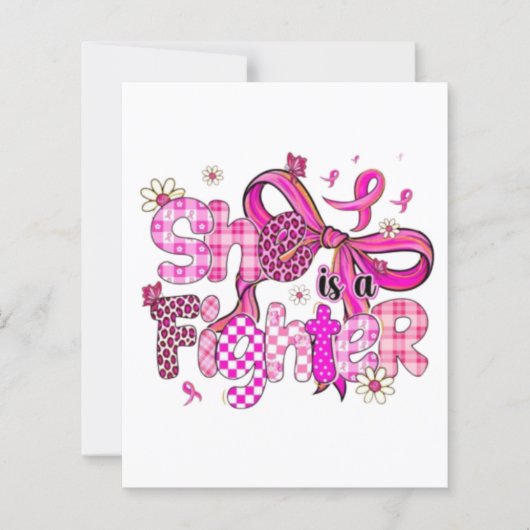💪🎀 She is a Fighter 💖🌸 (Front)
