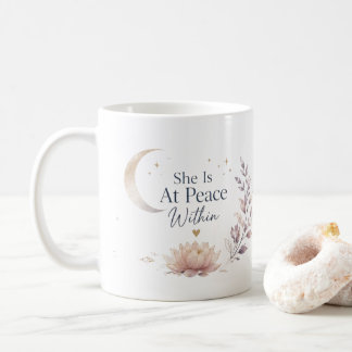 She Is At Peace Within Coffee Mug