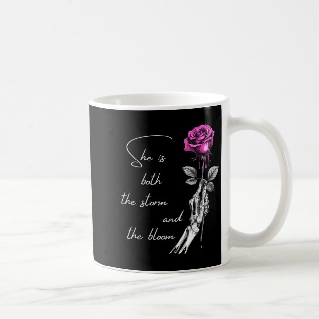 She Is Both The And The Blossoming Gift For Girls  Coffee Mug (Right)