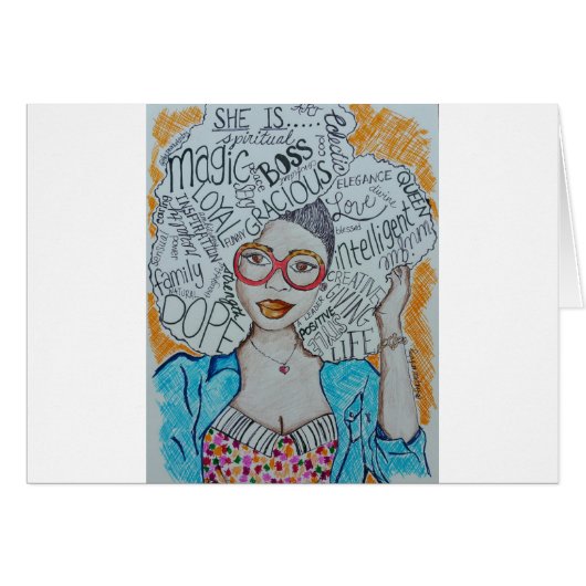 She Is... Cards (Front Horizontal)