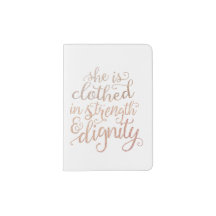 "She Is Clothed in Strength and Dignity" Passport