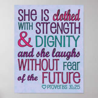 She Is Clothed Poster