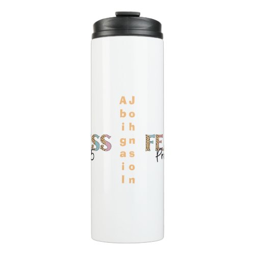 She is fearless proverbs 3125 christian leopard thermal tumbler