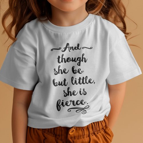 She is Fierce Baby T_Shirt