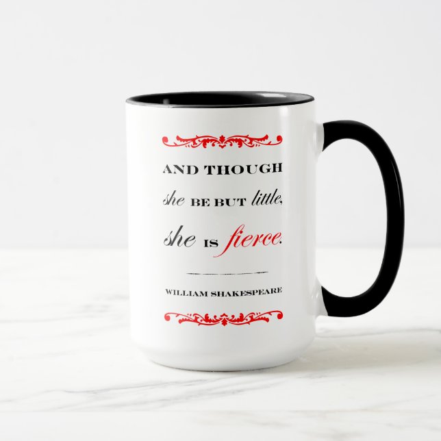 She is Fierce (look on the other side!) Mug (Right)