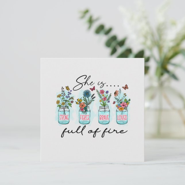 She Is Full Of Fire (Standing Front)