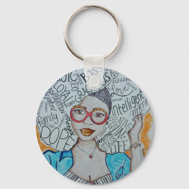 She Is... Keychain (Front)