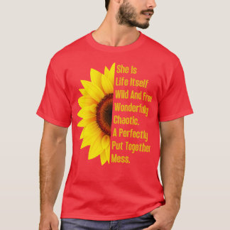 She Is Life ItsWild And Free Sunflower 7 T-Shirt