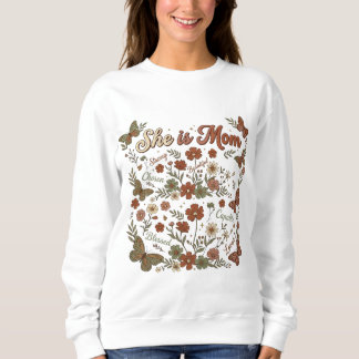 She Is Mom Strong Chosen Capable Sweatshirt