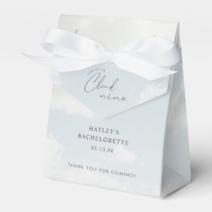 She Is On Cloud 9 Bachelorette Party Favor Boxes