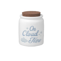 She Is On Cloud 9 Bachelorette Party Favors Candy Jar