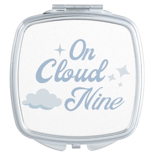 She Is On Cloud 9 Bachelorette Party Favors Compact Mirror