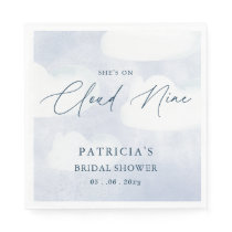 She is on Cloud Nine Bridal Shower Napkins