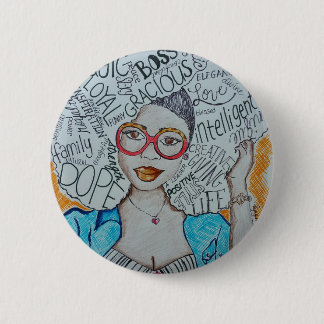 She Is... Pinback Button