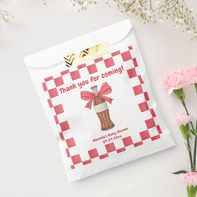 She is Ready to Pop Soda Bottle Baby Shower Favor Bag (Sealed)
