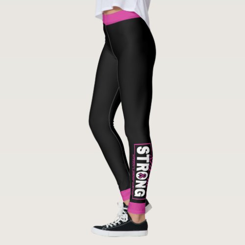 She is STRONGBreast Cancer Leggings