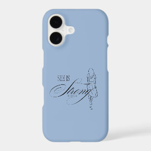She is Strong Proverbs 31:25 iPhone 17 Case