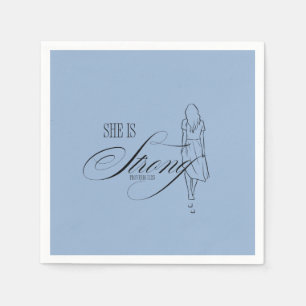 She is Strong Proverbs 31:25 Napkins