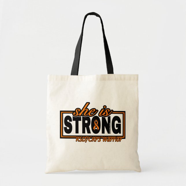 SHE IS STRONG...RSD/CRPS TOTE BAG (Front)