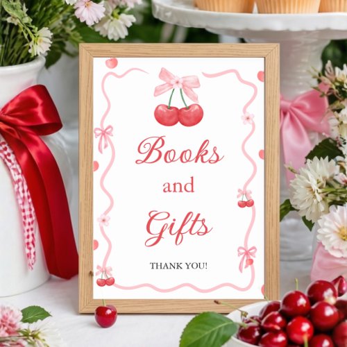 She Is the Cherry on Top | Books & Gifts Sign