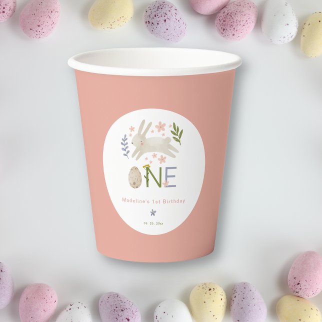 She Is Turning One Birthday Paper Cups (Creator Uploaded)