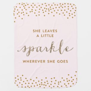 She Leaves a little Sparkle™ Baby Blanket