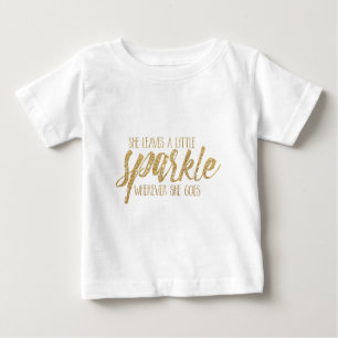 She Leaves A Little Sparkle Baby T-Shirt