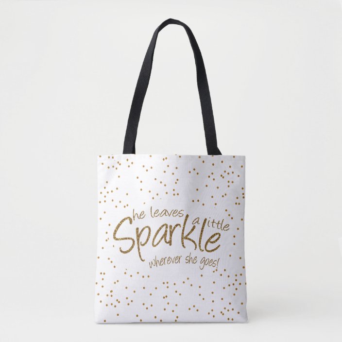 sparkle tote bags