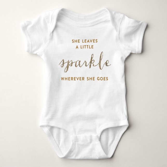 She Leaves a little Sparkle™ Infant Shirt (Front)