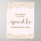 She Leaves a Little Sparkle - Premiumd Canvas