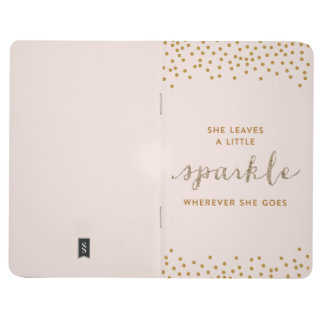 She Leaves a Little Sparkle Wherever She Goes Jour Journal