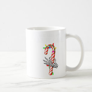 She Likes My Candy Cane Skeleton Couples Christmas Coffee Mug