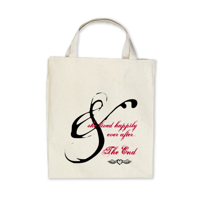 & She lived happily ever after tote bag