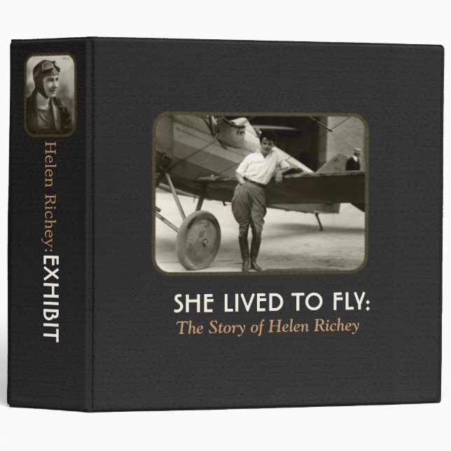 She Lived To Fly:Exhibit Binder (Front/Spine)