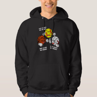 She Loves Me More   Softball Basketball Volleyball Hoodie
