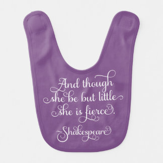 She may be little, but she is fierce. Shakespeare Bib