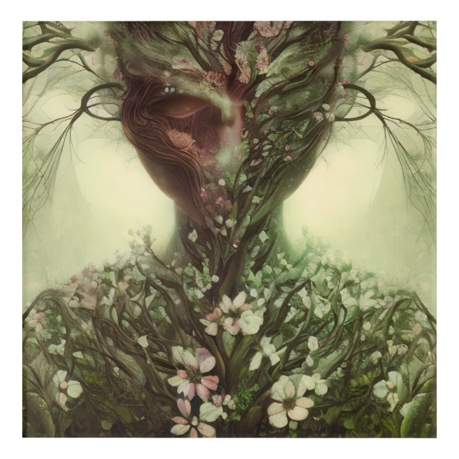 She of the Forest Acrylic Print (Front)
