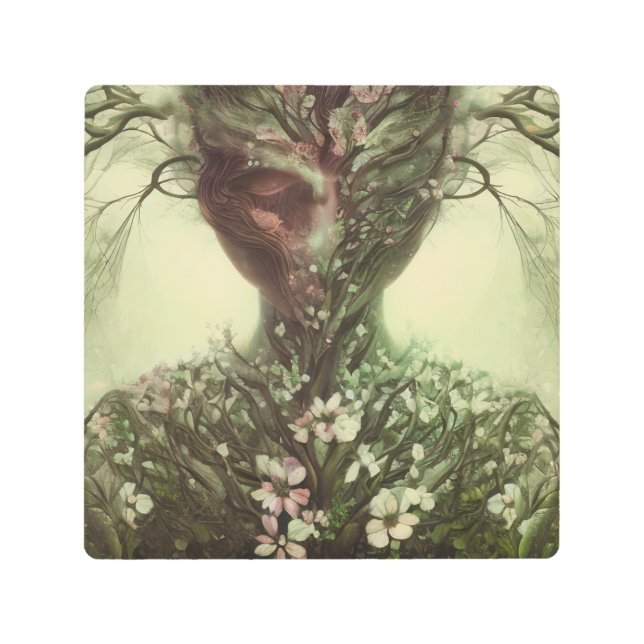 She of the Forest Metal Print (Front)