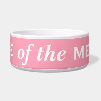 She of the Meows Special Funny Female Cat Name Bowl