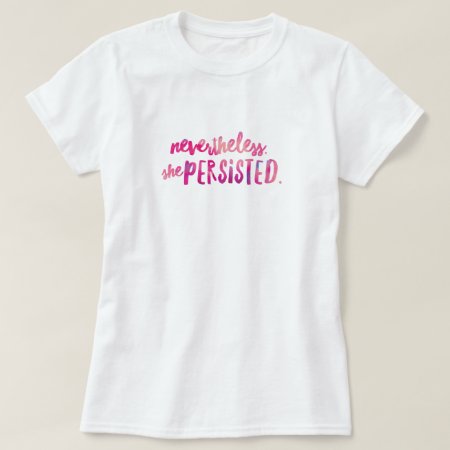 She Persisted 3 Women's Basic T-shirt