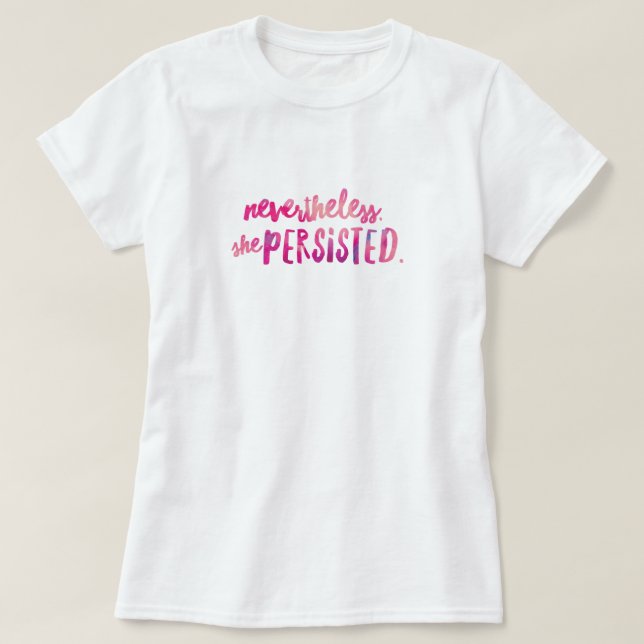 She Persisted 3 Women's Basic T-Shirt (Design Front)