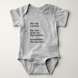 she persisted baby bodysuit