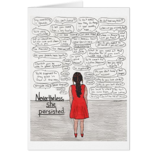 She Persisted (Latina) Cards (Front)