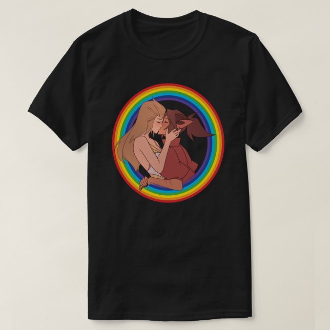 She-ra and Catra Magnet T-Shirt (Design Front)