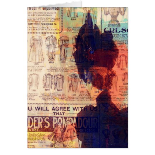 She Remembers Vintage Woman Retro Fashion Ads (Front)