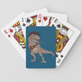 She-rex Ukulele Playing Cards by ADHGraphicDesign at Zazzle