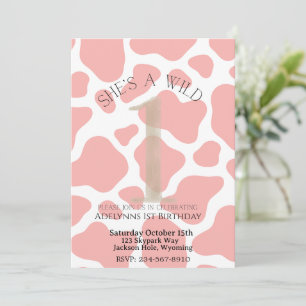 She’s A Wild One Invitation